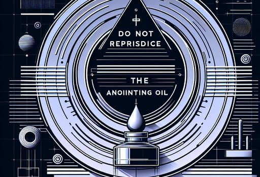 The Sacred Anointing Oil of Exodus: Its Significance and Prohibitions ...
